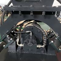 Compacteur de plaques hydraulique haute fréquence pour excavatrice, idéal pour le remblaiement de fossés et les travaux d'aménagement paysager, compatible avec les excavatrices de 5t, 7t, 8t, 9t