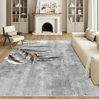 Tapis de couloir imprimé floral vintage personnalisé, lavable en machine, en polyester à poils ras, antidérapant, pliable, adapté aux animaux domestiques