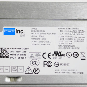 Alimentation électrique d'origine pour <span class=keywords><strong>Dell</strong></span> <span class=keywords><strong>Optiplex</strong></span> 3010 <span class=keywords><strong>7010</strong></span> <span class=keywords><strong>9010</strong></span> AC275AM-00 275W PCB013 084J9Y 0R8JX0 100% testée, livraison rapide - Product Image 3