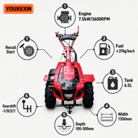 Motocultor a Gasolina de Gran Potencia con Transmisión Directa y Alto Torque, Certificado CE EPA, Ideal para Viñedos, Venta al Por Mayor