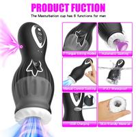 Neuer Zungen-Leck-Masturbationsbecher Automatischer Saug-Masturbator Lustige Vibratoren Erotikspielzeug Elektrische Sexspielzeuge für Männer
