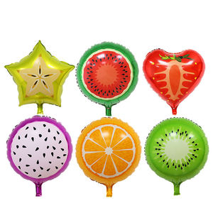 Ballons de la série Fruit de 18 pouces, fournitures de fête pour enfants, ballons à hélium en aluminium, vente en gros - Product Image 1