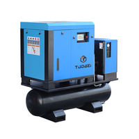 15kW 20Hp 16Bar tout en un compresseur d'air à vis intégré avec réservoir et sécheur d'air pour machine de découpe laser