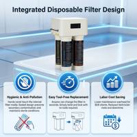 Système d'osmose inverse compact mini 100GPD |   Filtre à eau RO sous évier à connexion rapide pour la maison, le camping-car et l'extérieur, ODM OEM
