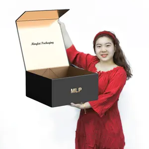 전문 디자이너 디자인 맞춤형 신발/의류 마그네틱 선물 종이 상자 접는 선물 종이 상자