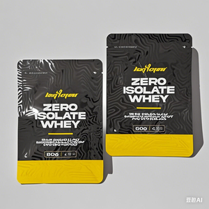 Paquet de Mylar de haute qualité Sachet d'emballage de poudre de protéine de lactosérum Sac d'emballage alimentaire Popsicle Tea 3 Side Seal Bag - Product Image 1