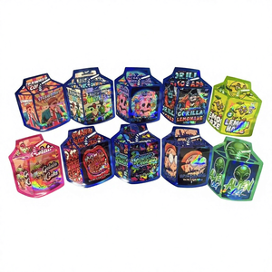 <strong>Cheap</strong> 3.5g Juice Sachet Shaped Mylar Bags Silk Screen Printing Resealable Ziplock Foil Pouches for Sweet Candy Snack Packaging - Product Image 1