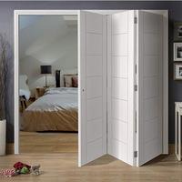Porte intérieure pliante en bois massif, design imperméable et peu encombrant pour chambre, patio, villa, hôtel, séparateur de pièce