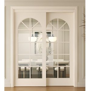 <span class=keywords><strong>Porta</strong></span> scorrevole interna moderna con vetro temperato trasparente e <span class=keywords><strong>porta</strong></span> <span class=keywords><strong>in</strong></span> <span class=keywords><strong>legno</strong></span> vari disegni per camera da letto bagno e soggiorno - Product Image 2
