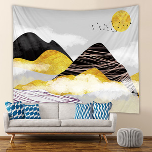 <span class=keywords><strong>Tapiz</strong></span> de montaña, decoración de habitación, tela de <span class=keywords><strong>pared</strong></span>, estilo Ins, Fondo de tela colgante, tela para colgar en la <span class=keywords><strong>pared</strong></span>, <span class=keywords><strong>tapiz</strong></span> bohemio para el hogar - Product Image 6