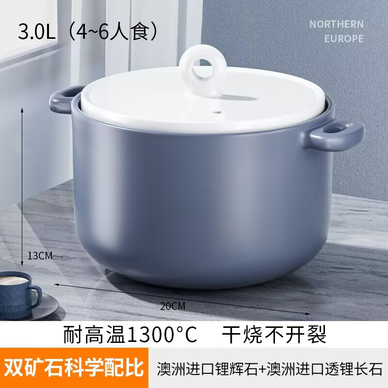 3L Luxury Style Nourishing Soup Pot [Suitable for 4-6 people]