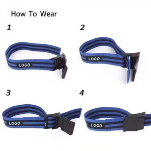 Nq स्पोर्ट्स बीएफआर फिटनेस ओसशन कसरत बैंड हाथ पैर मांसपेशियों के जिम उपकरण शरीर निर्माण रक्त प्रवाह प्रतिबंध बैंड खेल - Product Image 3