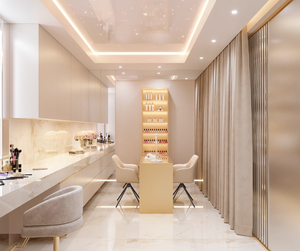 LED TREO TƯỜNG Thẩm mỹ viện hiển thị tủ với ánh sáng LED không thấm nước & bền cho mỹ phẩm Nước Hoa & Tóc Giả-Tùy chỉnh - Product Image 6