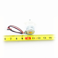 Moteur pas à pas miniature à aimant permanent DC5V SM1575GB100, arbre de 3,0 mm, couple élevé, 15 mm, 2 phases, 4 fils, avec boîte de vitesses