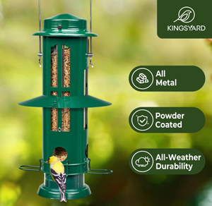 Tempat Makan Burung Anti Tupai Kapasitas Besar 3Lb, Mudah Dibersihkan, Isi Ulang, Tren Terbaru, Grosir Pabrik, Logam Gantung untuk Luar Ruangan - Product Image 3