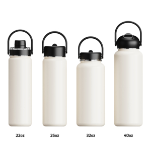 Bouteille isotherme personnalisée avec logo, 25/32/40 oz, en acier inoxydable, sans BPA, pour boissons chaudes, pour enfants - Product Image 2