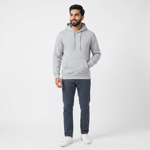 Vente en gros de sweats à capuche en molleton épais design unisexe sweats à capuche surdimensionnés à épaules tombantes sweats à capuche noirs vierges de haute qualité - Product Image 1