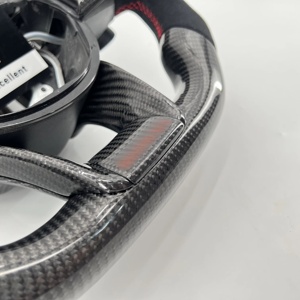 Volant en fibre de carbone CCExcellent pour Mercedes-Benz <span class=keywords><strong>AMG</strong></span> W205 808 C43 C63 W213 E53 E63 W222 S65 C257 CLS C253 GLC GLE GLS - Product Image 2