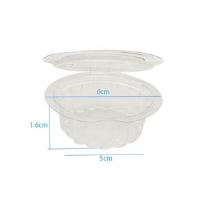 Cera redonda de plástico <span class=keywords><strong>pequeña</strong></span>, embalaje de carcasa de <span class=keywords><strong>almeja</strong></span> de fusión - Product Image 6