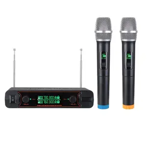 Xtuga CO-926 Professional Home Bar Microfone Sem Fio Receptor Sistema Dual Handheld Mics Set