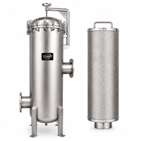 Carcasa de Filtro de Cartucho de Alta Capacidad para Purificación de Aguas Residuales, Sistemas de Tratamiento de Agua Reciclada y Recuperación