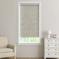 Stores roulants à isolation thermique en tissu tissé naturel sans fil pour fenêtres générationnelles pour la décoration intérieure