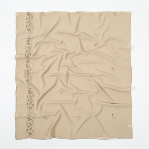 Hijab in Chiffon con Ricamo Floreale <span class=keywords><strong>Elegante</strong></span>, Nuovo Design Primavera-Estate 2026, Vendita Calda - Product Image 3