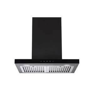 Campana extractora <span class=keywords><strong>de</strong></span> pared estilo T <span class=keywords><strong>de</strong></span> 60 cm o 90 cm <span class=keywords><strong>de</strong></span> ancho, chimenea <span class=keywords><strong>de</strong></span> cocina <span class=keywords><strong>de</strong></span> acero inoxidable con luz LED - Product Image 4