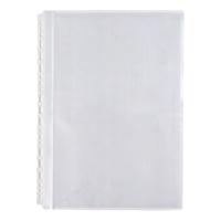 Classeur de rangement transparent pour cartes postales A5, cartes d'alphabétisation pour enfants B5, pages intérieures multi-grilles en PVC A4 A3