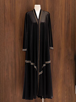 Abaya de Luxe en Strass Dubaï 2026 – Robe de Soirée Musulmane Élégante pour Femme, Longue, Manches Longues, Modeste, Robe Islamique, Kaftan Aïd