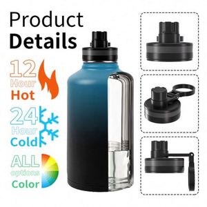Botellas de Agua con Doble Aislamiento Más Populares, Botellas de Agua con Doble Aislamiento para Estudiantes, a la Moda, para Deportes - Product Image 4
