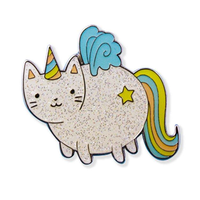 Épingles en émail de chat mignonnes en gros, promotionnelles, logo personnalisé, badges en émail dur en métal, idéal pour les amoureux des animaux et les produits de marque