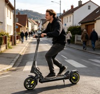 Trottinette électrique pliable Dualtron MINI, pneus de 9 pouces, vitesse élevée pour adultes, 45 km/h, trottinette électrique intelligente, prix de gros d'usine