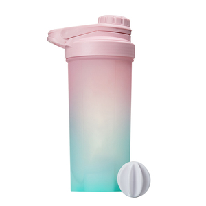 Coloré Logo Personnalisé Fitness 3 Couches En Plastique Sans Bpa Bouteille <span class=keywords><strong>D</strong></span>'<span class=keywords><strong>eau</strong></span> Potable Gym Protéine Shaker Bouteille Avec Compartiment De Rangement - Product Image 4