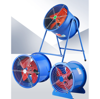 Moteurs AC triphasés portables basse pression série SF 2,2 kW, ventilateurs axiaux industriels à faible bruit