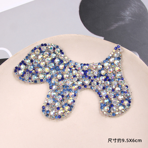 Bán buôn nhiều hạt tim may vá Rhinestone 3D vá truyền nhiệt - Product Image 5
