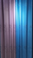 Tissu de rideau jacquard à motif floral de haute précision au design moderne, pour rideaux de chambre et de salon