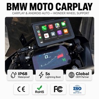 Écran sans fil Apple CarPlay Android Auto étanche IP68 de 6 pouces 1000 Nits pour moto BMW R1250GS - Vente en gros
