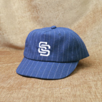 Gorra de Béisbol Personalizada de 5 Paneles con Rayas, Bordado de Marca, Hebilla Metálica Ajustable