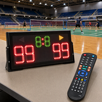 Système de notation de badminton, tableau de scores numérique, serveur, télécommande, affichage des scores LED, centre sportif scolaire