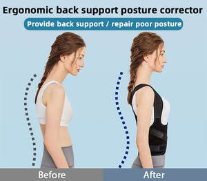 Ceintures correctrices pour adultes, préviennent la cyphose, épaules dégagées, correction de la <span class=keywords><strong>posture</strong></span> assise, correcteur de dos pour hommes et femmes - Product Image 4