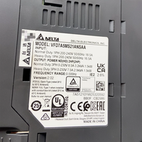 Delta VFD7A5MS21ANSAA MS300 AC Drive 1.5KW 230V 1 Fasa 7.5A VFD Kontrol Vektor untuk Kontrol Kecepatan Motor Mesin Tekstil