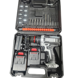 Bộ tua vít khoan không dây đa năng 21V màu tùy chỉnh, dụng cụ điện tự làm với pin sạc Lithium và các đầu mũi khoan - Product Image 1