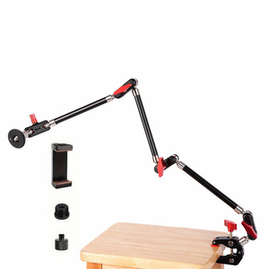 Support de caméra à pince Magic Arm, bras articulé pour téléphone, support de bureau réglable pour webcam, trépied, lumière, équipement vidéo - Product Image 1