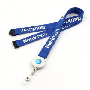Custom Durable Retractable <b>Spring</b> Loaded United Airlines Lanyard - Product Image 4