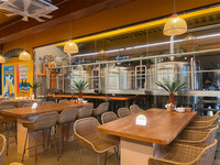 Équipement complet de brasserie 10HL, projet clé en main de micro-brasserie, 6 cuves de fermentation, système CIP, pompe en acier inoxydable