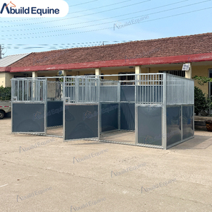 Establos Portátiles para Caballos, Paneles Metálicos Galvanizados para Establos Temporales - Product Image 1