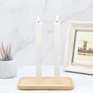 Matti's home decoration Taper Flickering Candles Battery Operated Window Candles with Remote Control for Wedding