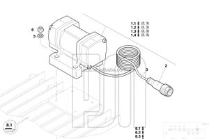 Betonpomp Vrachtwagen Reserveonderdelen Putzmeister Trillingsmotor 12V 24V 243745009 062793009 240842002 240843001 - Product Image 6