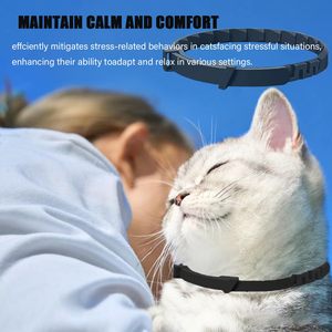 Collar Calmante con Aceite Esencial de Plantas KingHon, Paquete de 4 Collares Calmantes para Gatos, 30 Días, Collar Calmante para Mascotas, Reduce el Estrés - Product Image 5